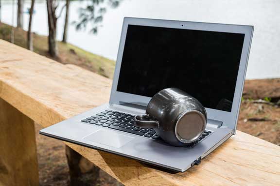 Coffee Spill on Laptop MacBook Air MacBook Pro